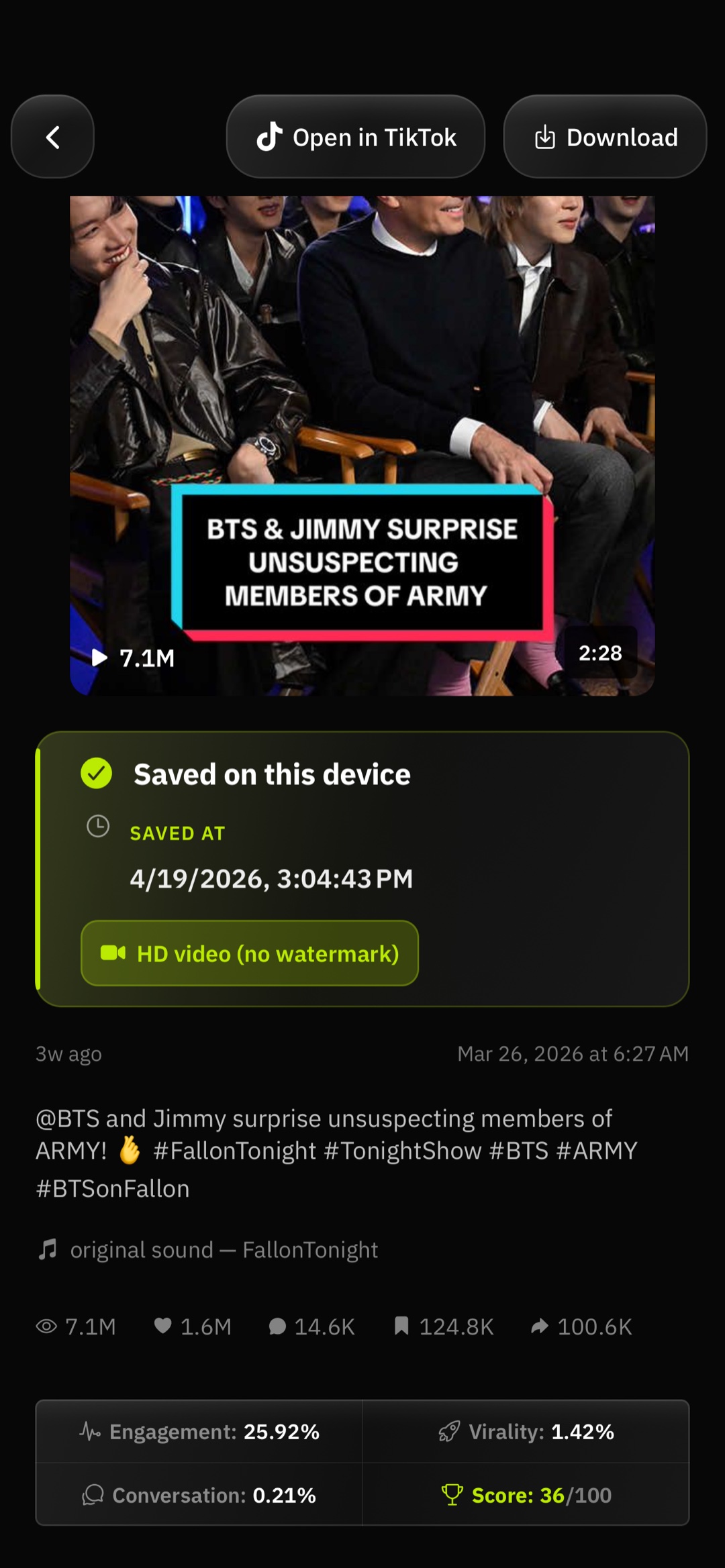 SnapTik — save videos privately